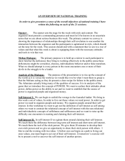 Gamaliel National Training Manual