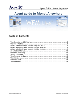 Agent guide to Monet Anywhere