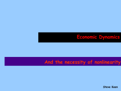 The necessity of nonlinearity