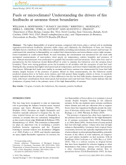 Fuels or microclimate? Understanding the