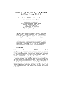 Honest vs Cheating Bots in PATROL-based Real