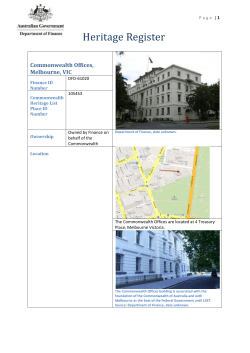 Commonwealth Offices, Melbourne, VIC