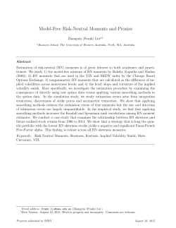 Model-Free Risk-Neutral Moments and Proxies
