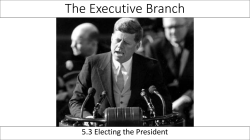 The Executive Branch