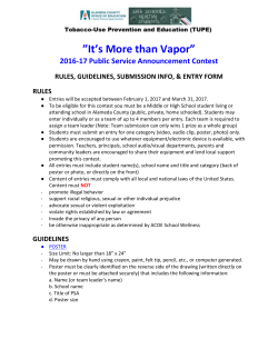 It`s More than Vapor - Alameda County Office of Education
