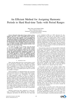 An Efficient Method for Assigning Harmonic Periods to Hard Real