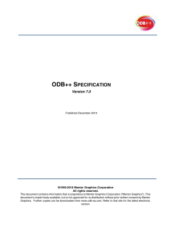 ODB++ format v7 specification