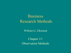 Business Research Methods William G. Zikmund