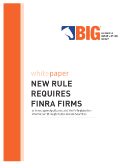 new rule requires finra firms