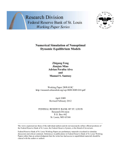 Numerical Simulation of Nonoptimal Dynamic Equilibrium Models