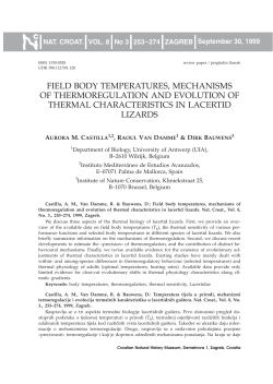 field body temperatures, mechanisms of