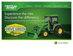 Experience the ride. Discover the di erence.