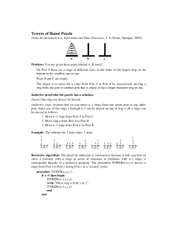 Towers of Hanoi Puzzle