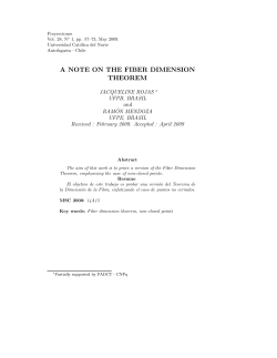 a note on the fiber dimension theorem