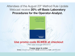 EPA`s Method update rule 2012