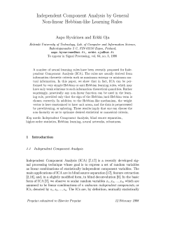 Independent Component Analysis by General Non