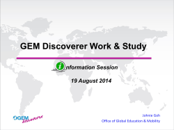 Course of Study WORK Component (Internship)