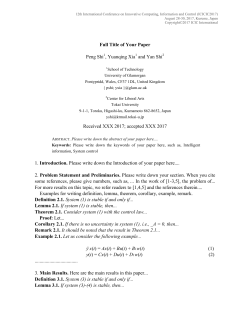 ICIC Express Letters