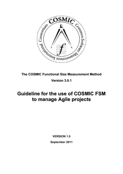 1.1 Documenting requirements in Agile projects