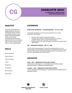 2d game artist | concept artist www.charlotte