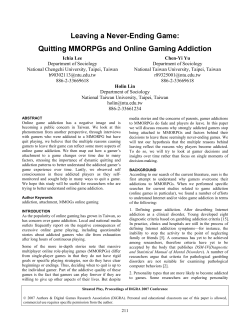 Leaving a Never-Ending Game - National Taiwan University