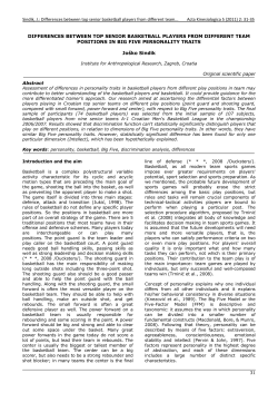 Differences between top senior basketball players from different