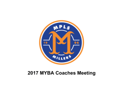 2017 MYBA Coaches Meeting