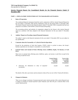 TH Group FS NOTES TO ACCOUNTS 4Q2004