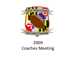 2008 All - Coaches Meeting