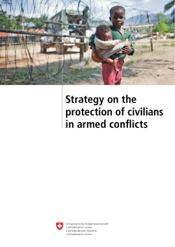 Strategy on the protection of civilians in armed conflicts