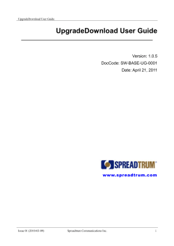 UpgradeDownload User Guide - codelooker_software development