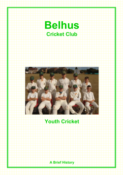 Ties - Belhus Cricket Club