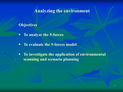 Environmental Scanning