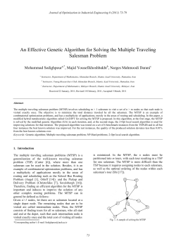 An Effective Genetic Algorithm for Solving the Multiple Traveling