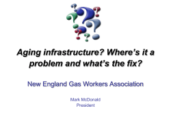 Aging infrastructure? Where*s it a problem and what*s the fix?