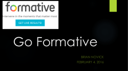 Formative Assessment