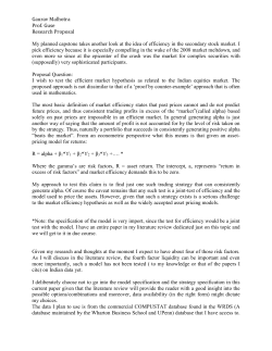 Profitability of Trading Strategies based on Alternative Momentum