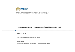 structure of the expected utility theory