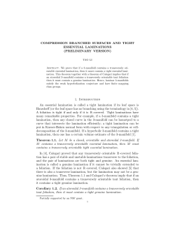 Compression branched surfaces and tight essential laminations