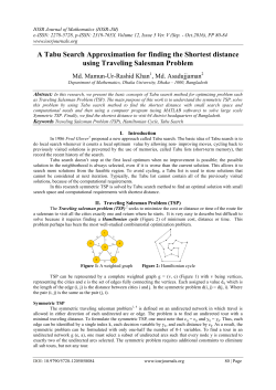 A Tabu Search Approximation for finding the