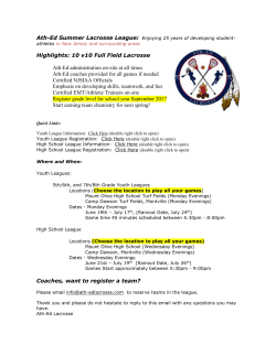 Ath Ed Summer League