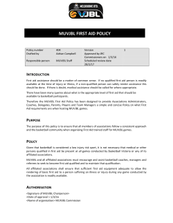 the First Aid Policy