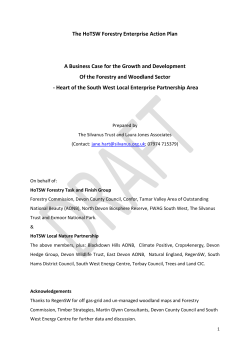 Heart of the South West Forestry Enterprise Action