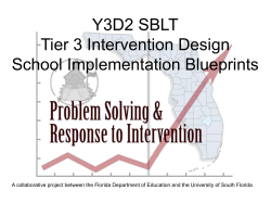 Catch-up Growth - PS/RtI - University of South Florida
