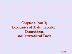 Specialized suppliers Labor market pooling Knowledge spillovers