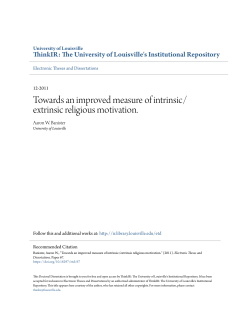 Towards an improved measure of intrinsic/extrinsic religious
