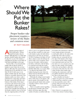 Rakes? - USGA Green Section Record
