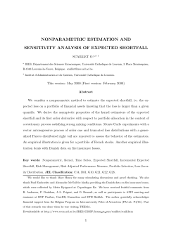 Nonparametric Estimation and Sensitivity Analysis of Expected