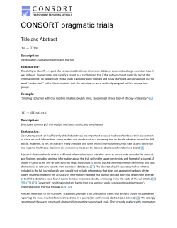 3b &ndash; Changes to trial design