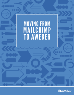 Moving From MailChimp to AWeber